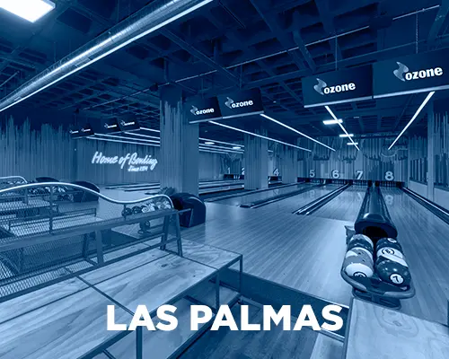 OZONE BOWLING LAS PALMAS - IMAGEN CON FONDO AZUL
