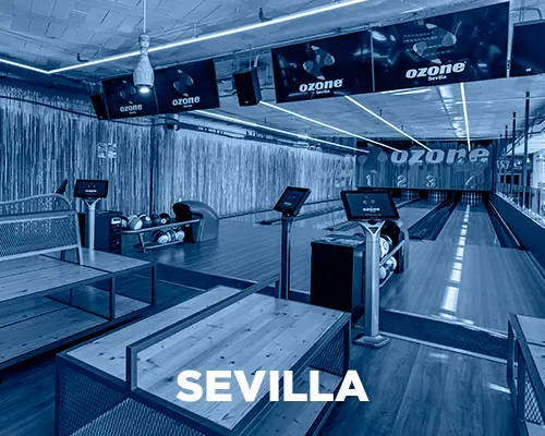 OZONE BOWLING SEVILLE - BLUE BACKGROUND IMAGE